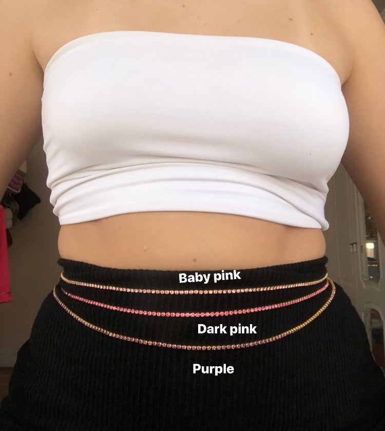 Sunset belly chain