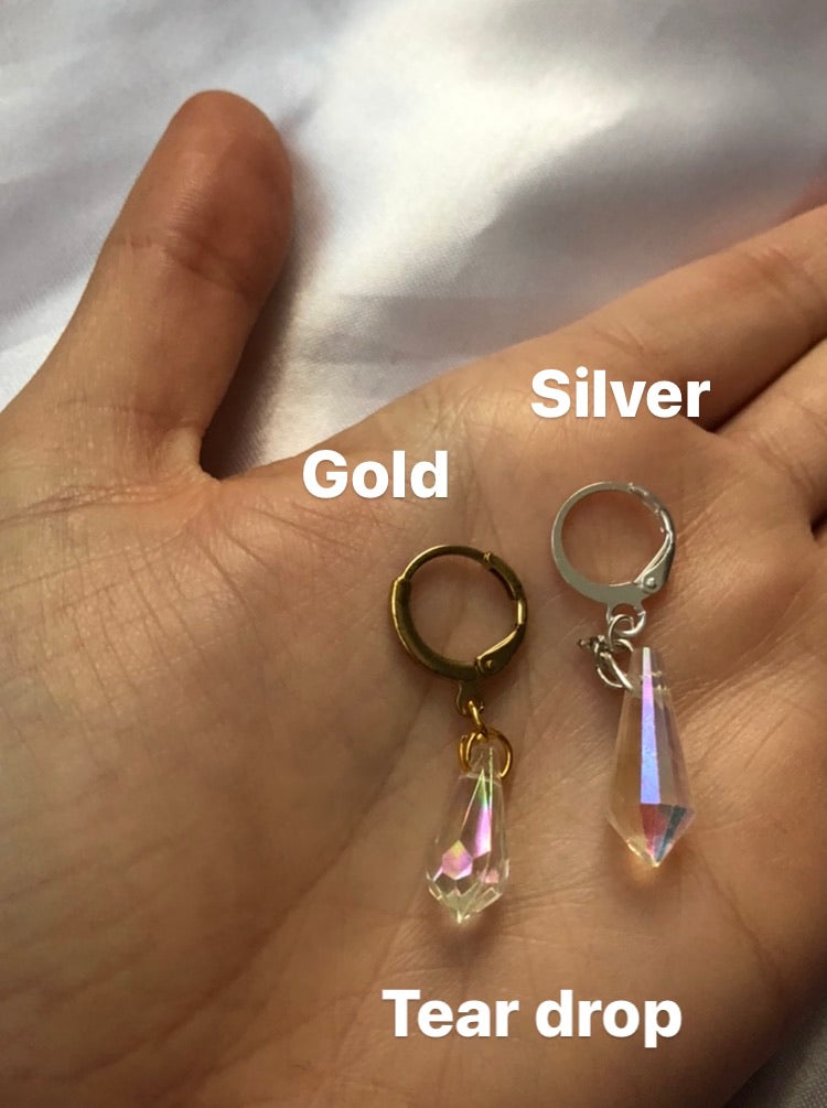 Pendant huggies V