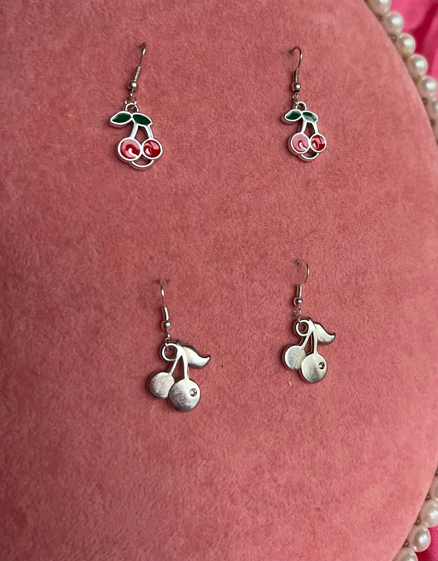 Cherry earrings