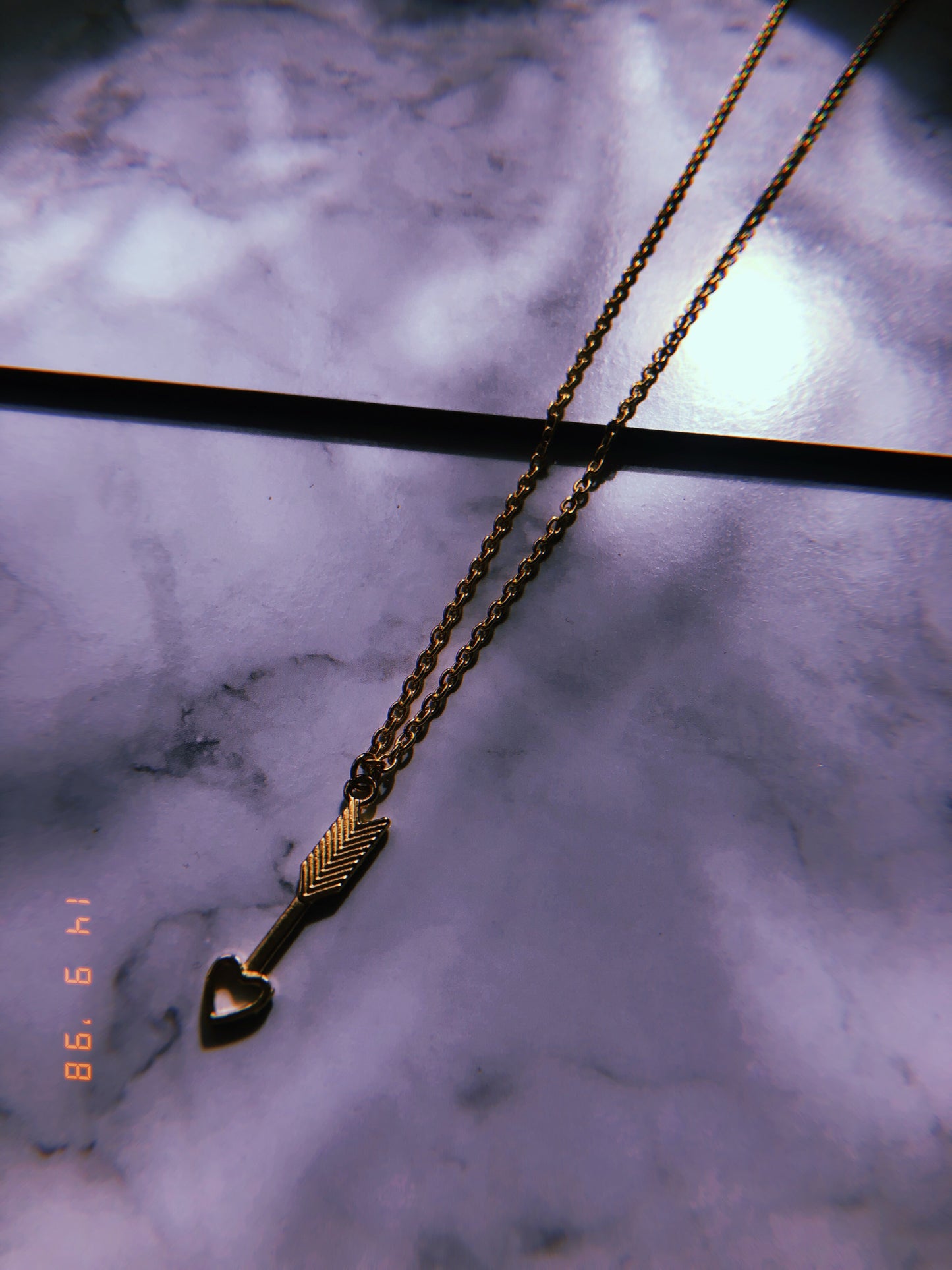 Love arrow necklace - Icegoldbyvee