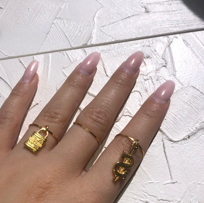 Pendant ring - Icegoldbyvee