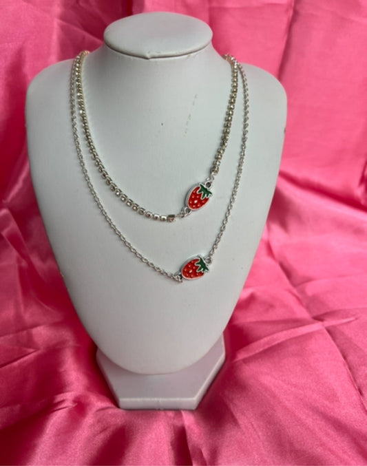 Strawberry necklace