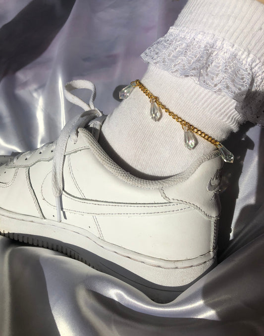 Rain drop anklet