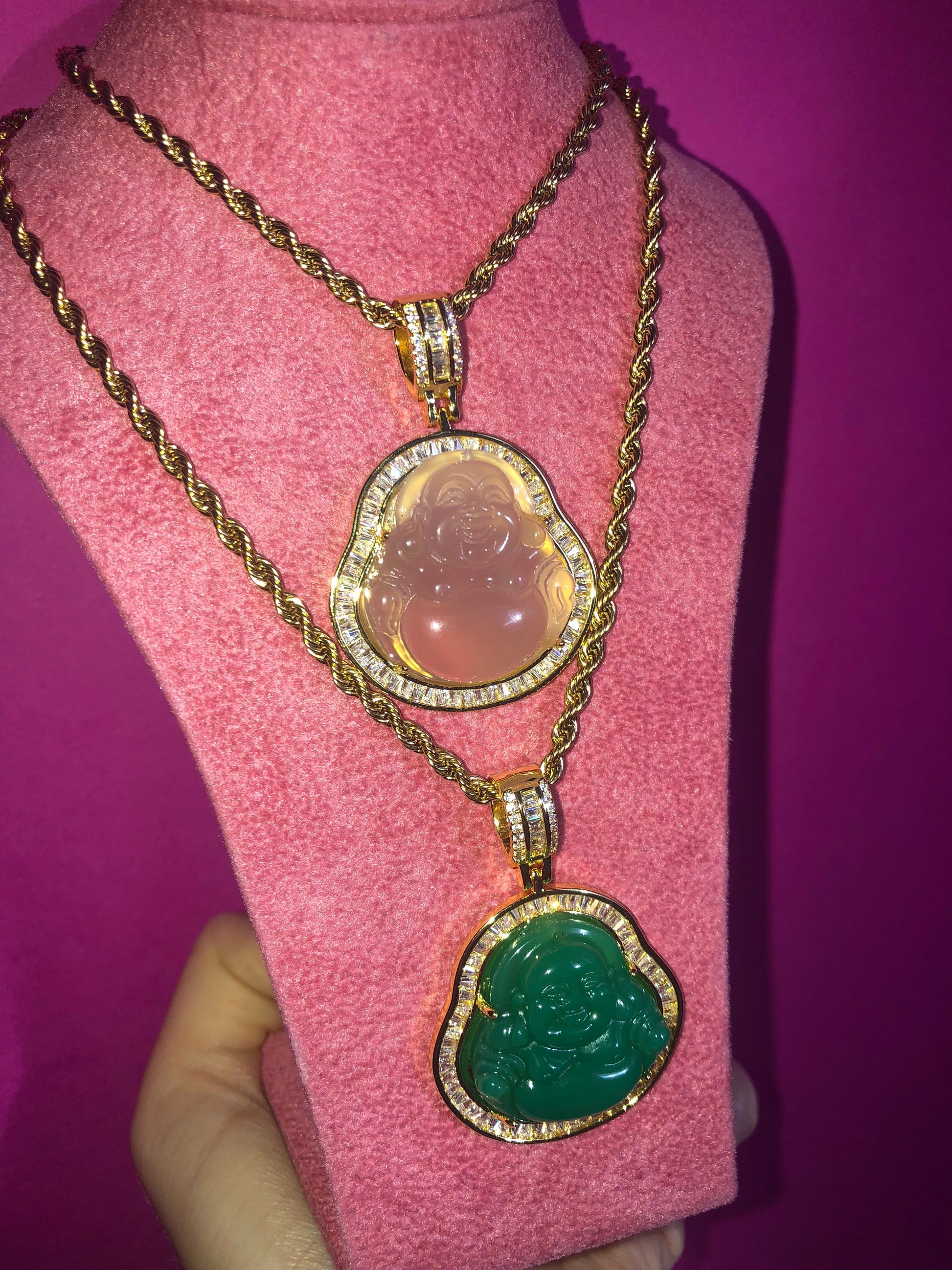 Buddha necklace - Icegoldbyvee
