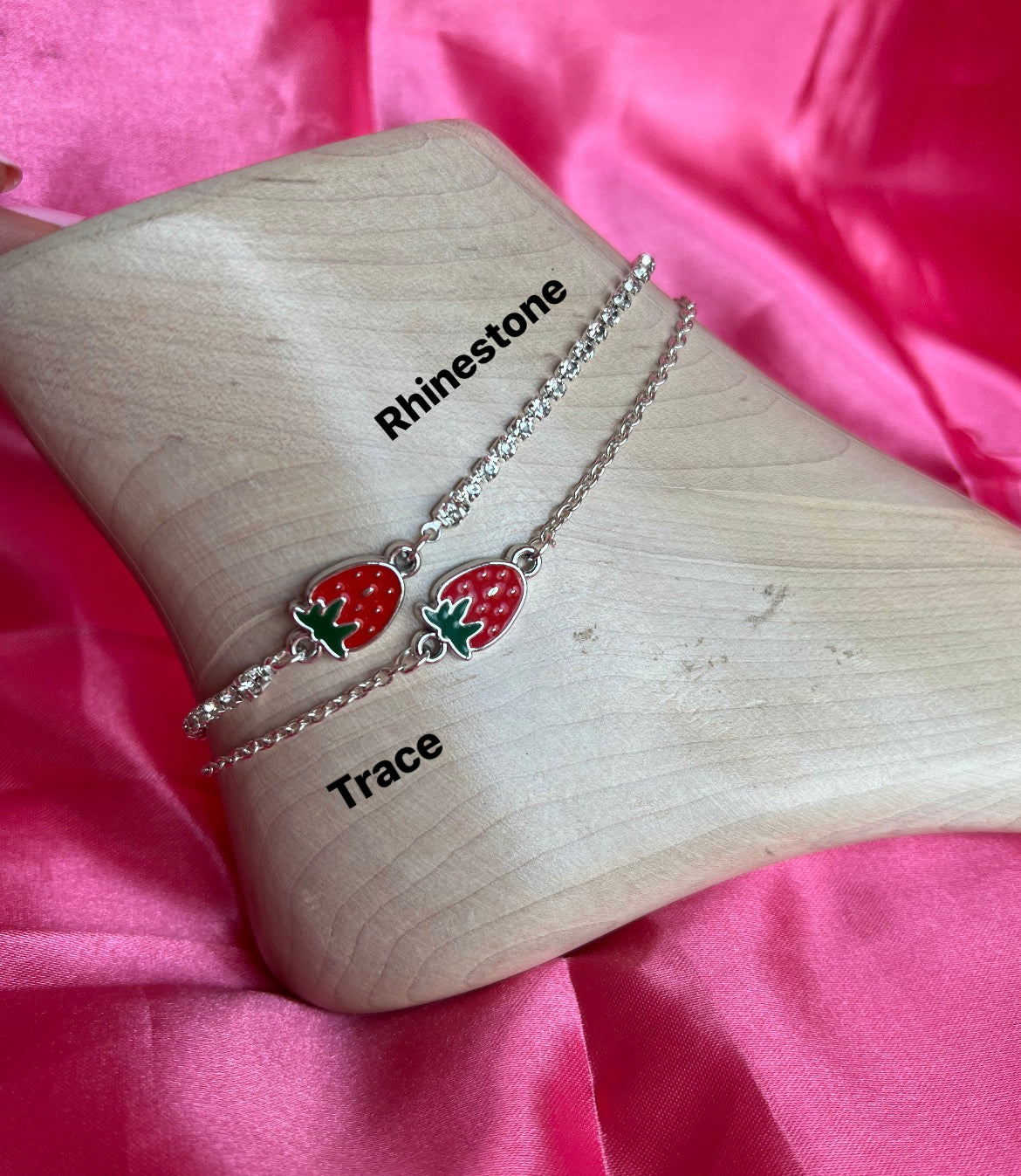 Strawberry anklet
