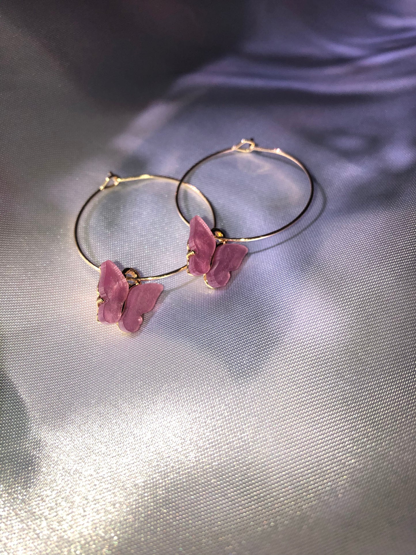 Mariposa hoops