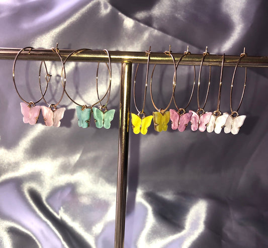 Mariposa hoops