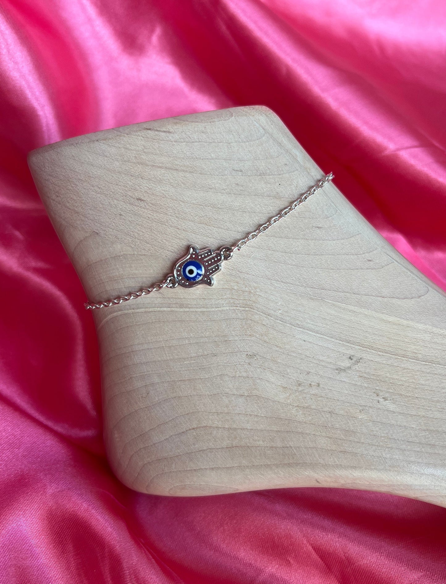 Evil eye anklet