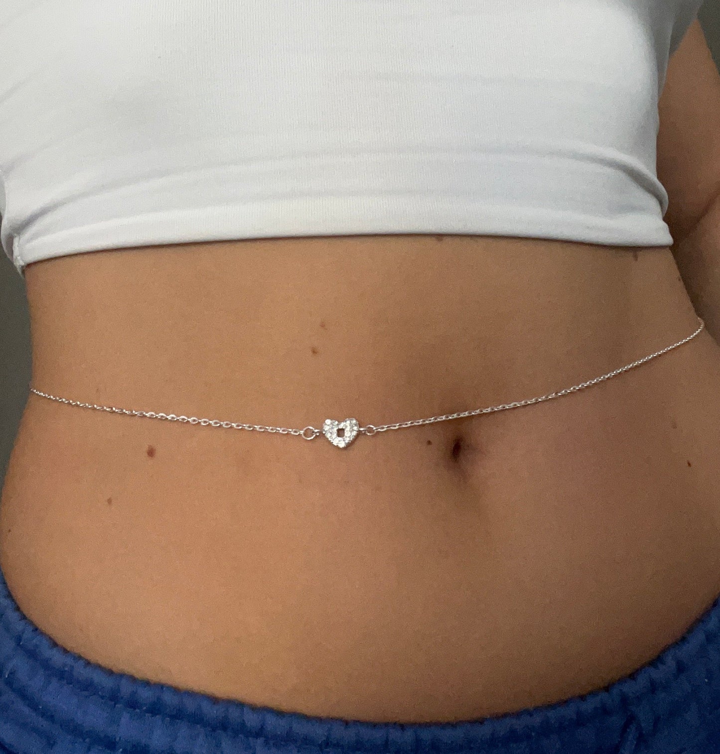Love lock belly chain