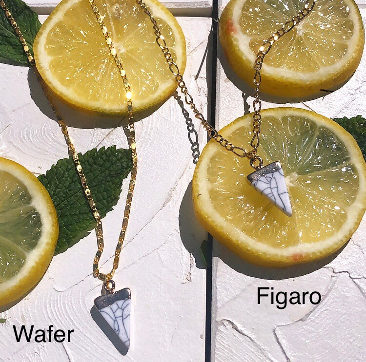 Triangle pendant necklace - Icegoldbyvee