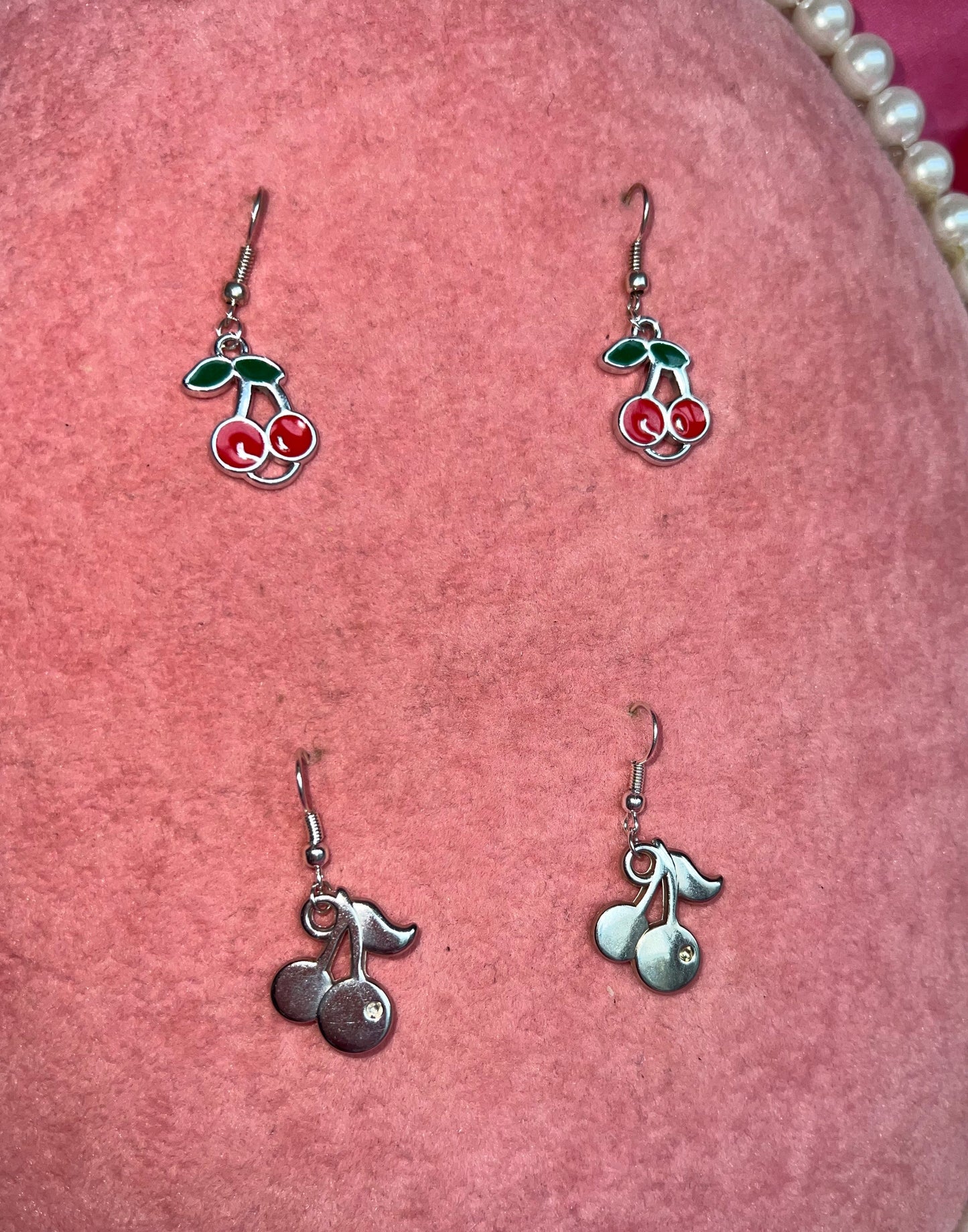 Cherry earrings