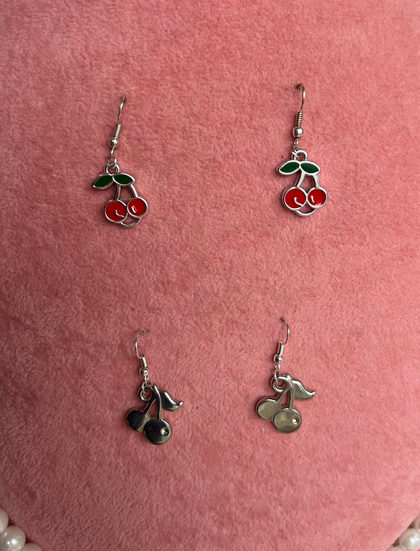 Cherry earrings