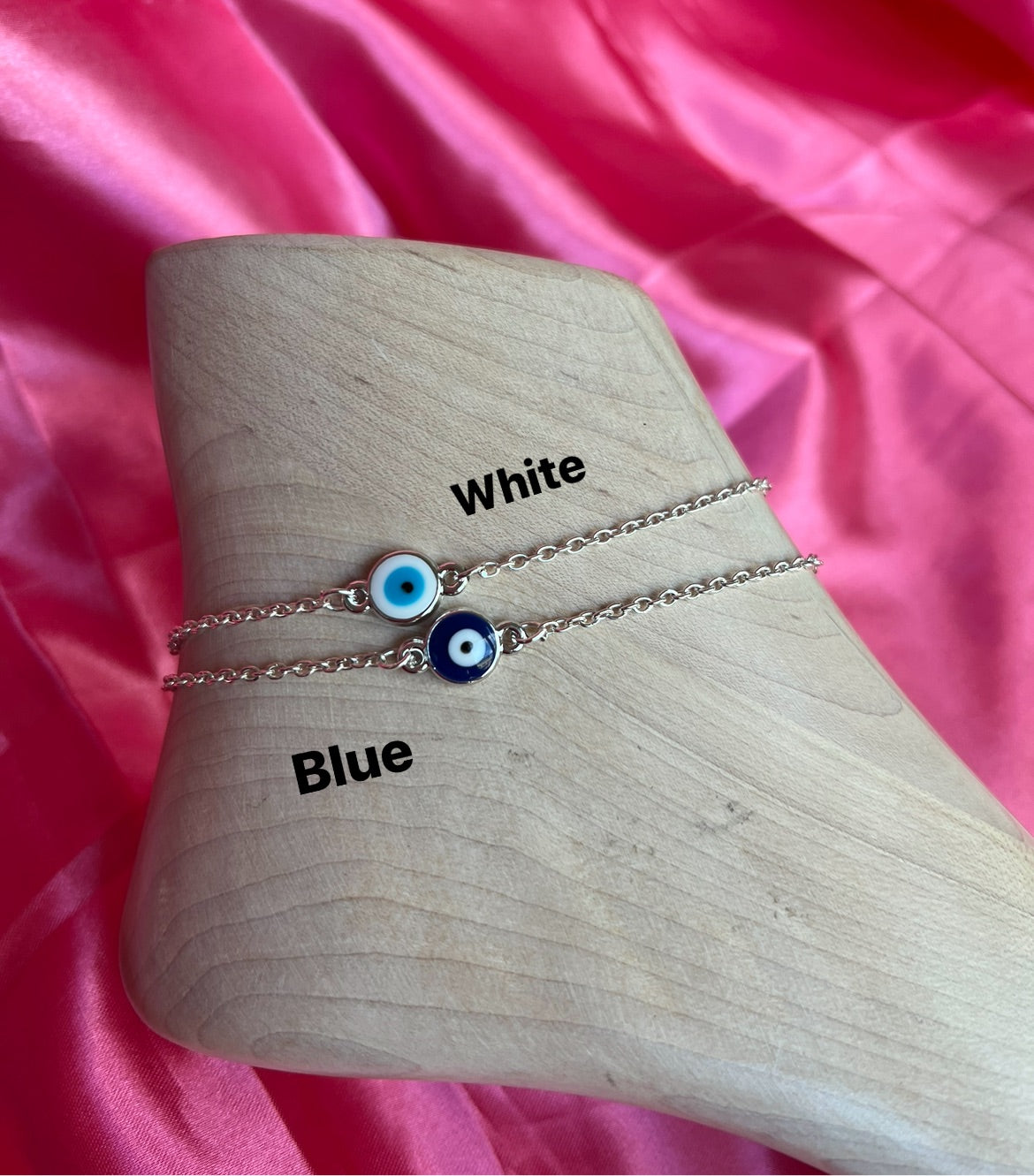 Evil eye anklet