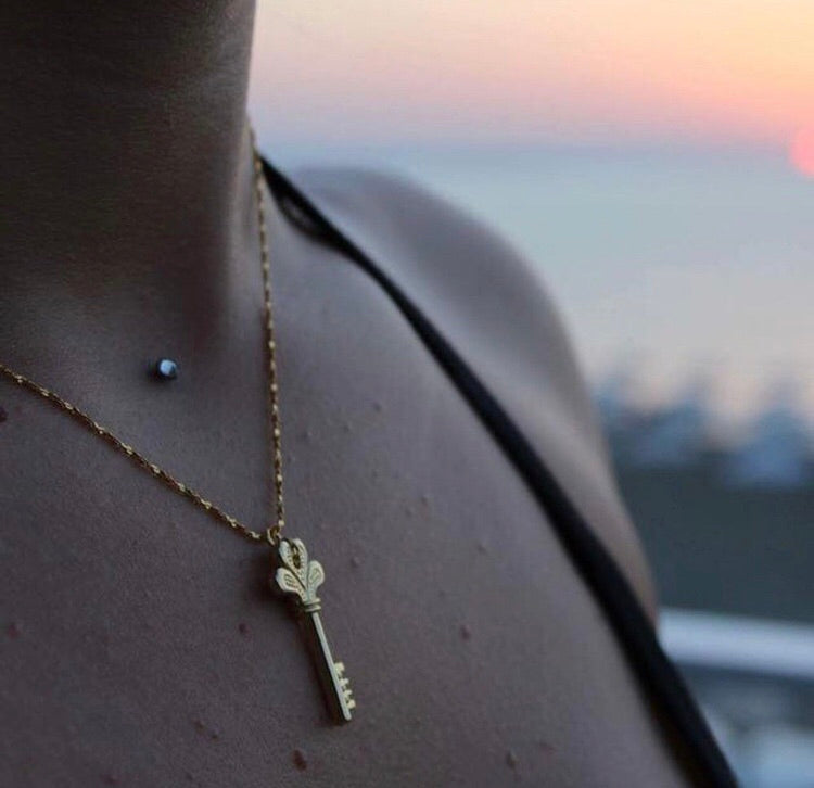 Key to my heart necklace - Icegoldbyvee