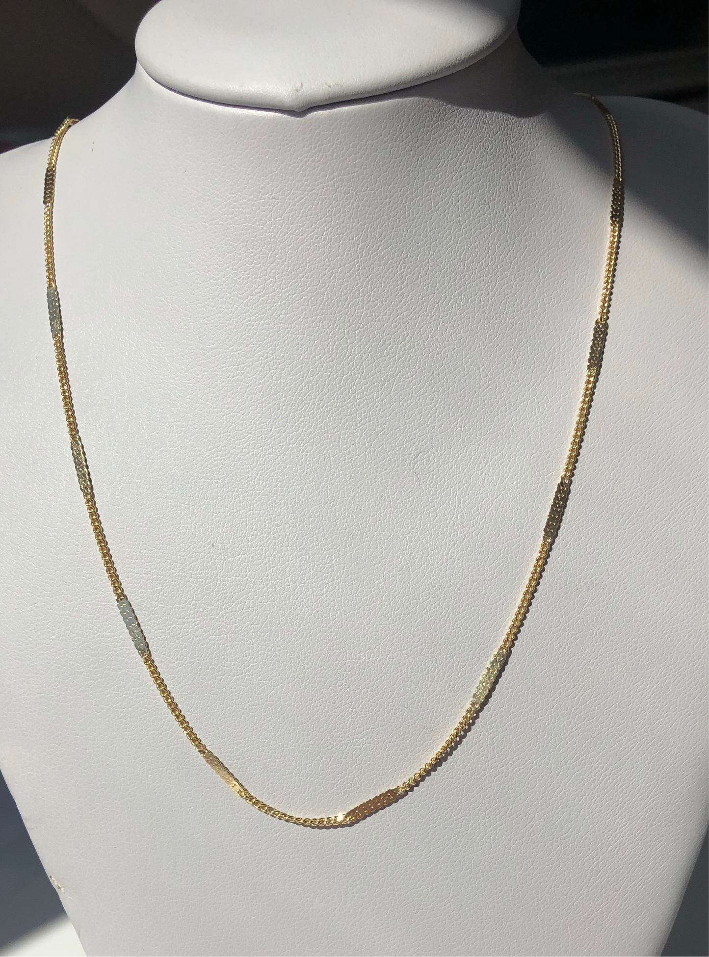 Pressed link chain