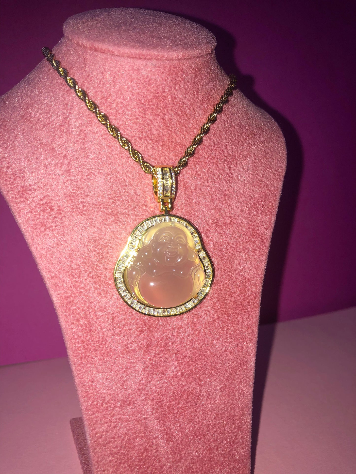 Buddha necklace - Icegoldbyvee