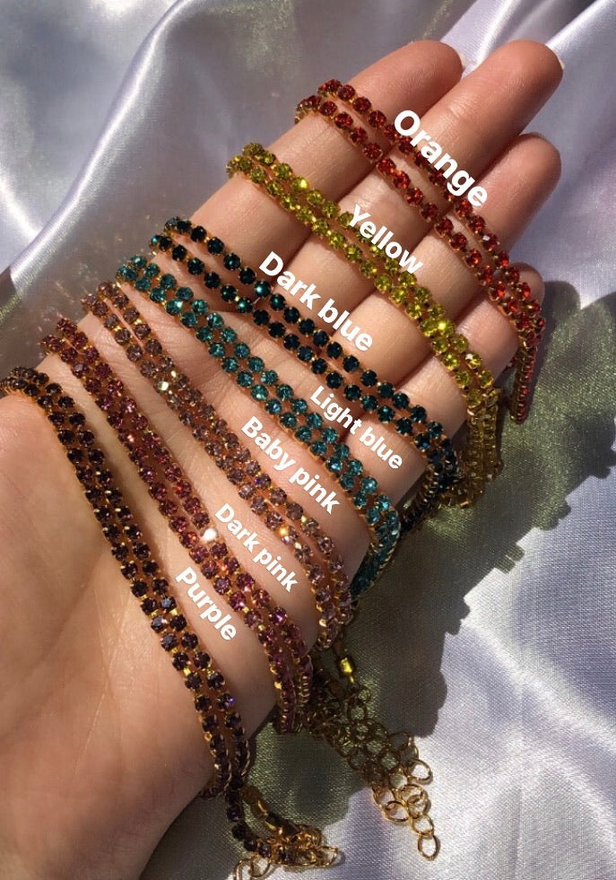 Cz name necklace