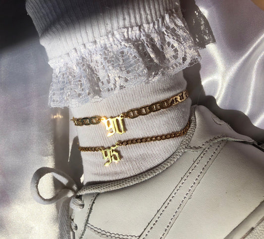 90’s anklet
